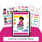 Cassie Readers Gonna Read Digital Sticker Pack -  Digital GoodNotes Sticker - Digital Stickers