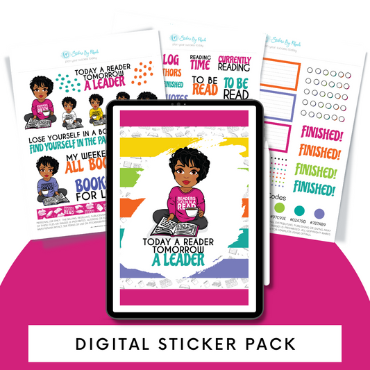 Cassie Readers Gonna Read Digital Sticker Pack -  Digital GoodNotes Sticker - Digital Stickers
